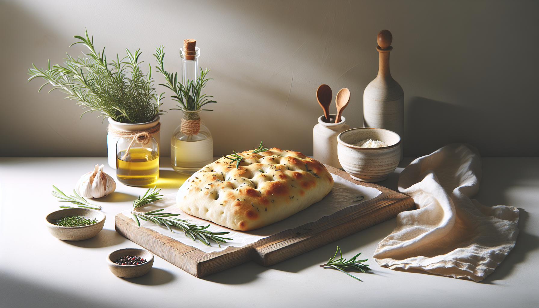 Leia mais sobre o artigo Focaccia receita clássica com alecrim: passo a passo