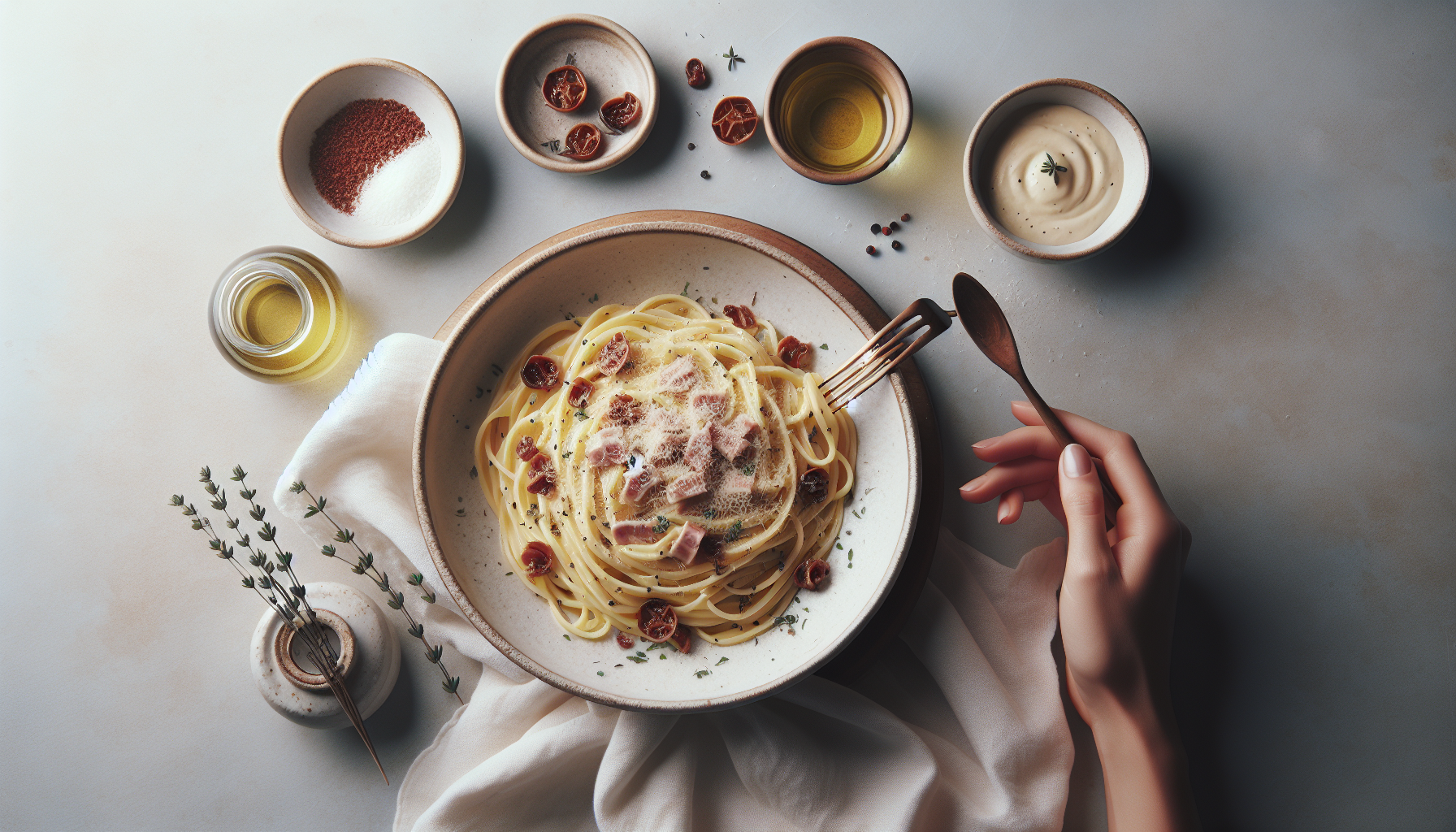Leia mais sobre o artigo Macarrão carbonara autêntico (sem creme de leite)